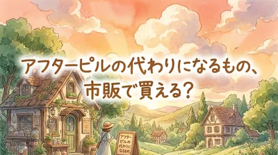 アフターピルの代わりになるもの、市販で買える？