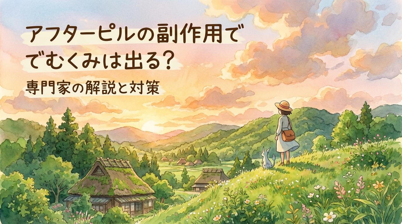 アフターピルの副作用でむくみは出る？