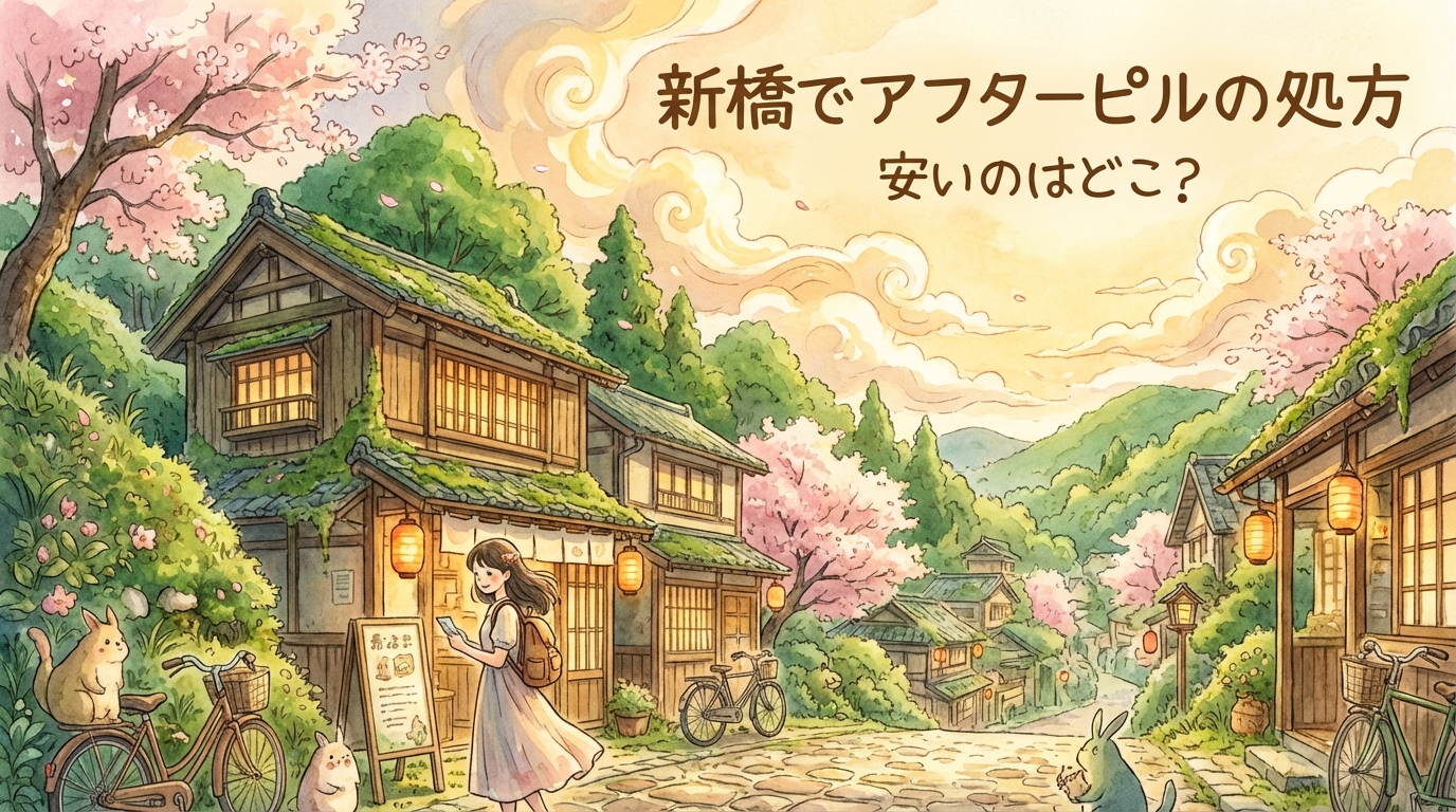 新橋でアフターピルの処方が安いのはどこ？