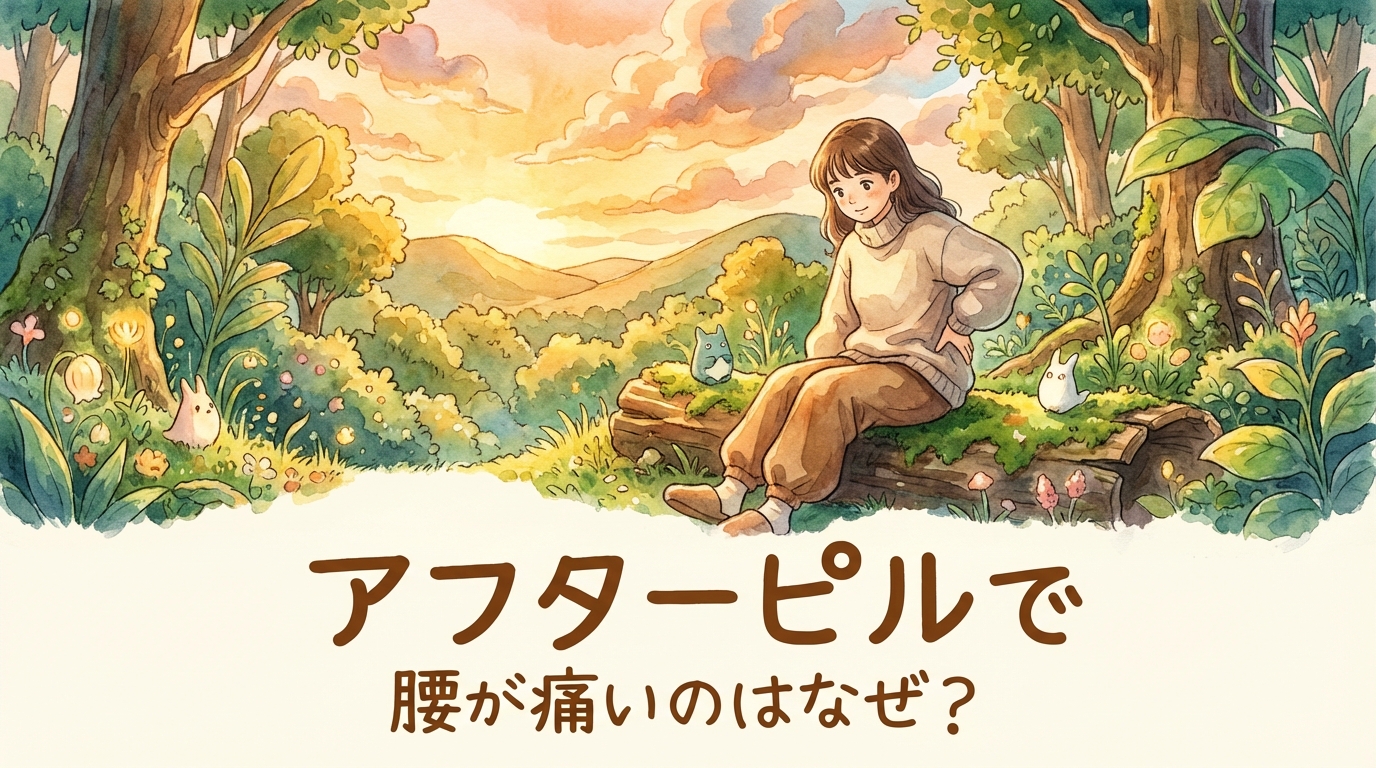 アフターピルで腰が痛いのはなぜ？