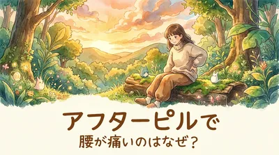 アフターピルで腰が痛いのはなぜ？