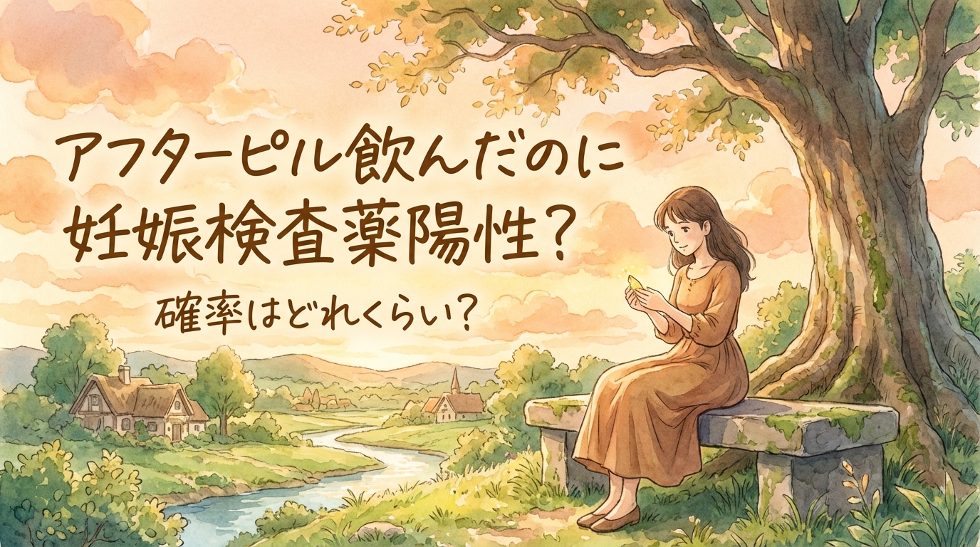 アフターピル飲んだのに妊娠検査薬陽性?確率はどれくらい?