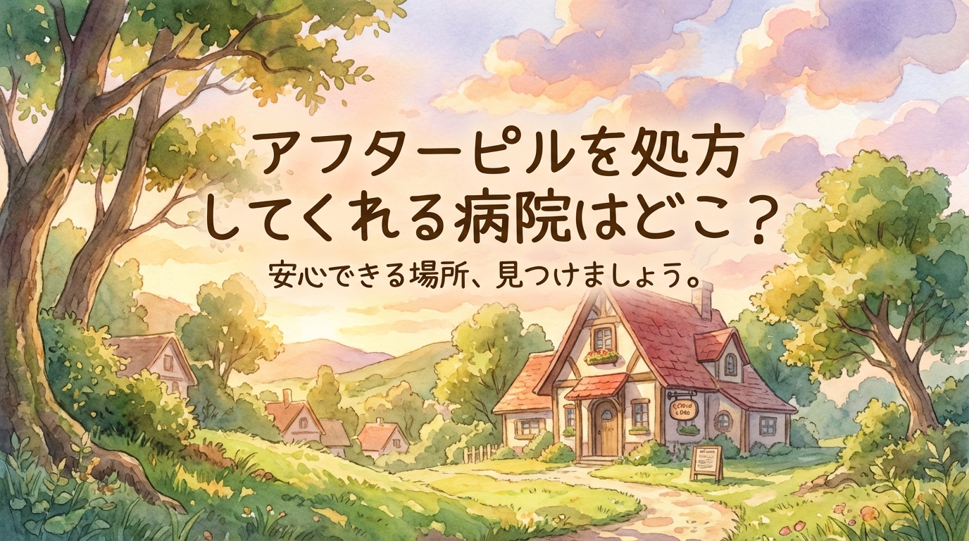 アフターピルを処方してくれる病院はどこ？