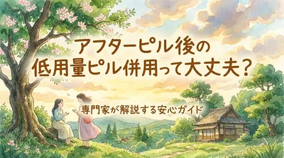 アフターピル後の低用量ピル併用って大丈夫？