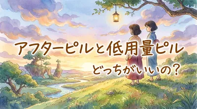 アフターピルと低用量ピル、どっちがいいの？