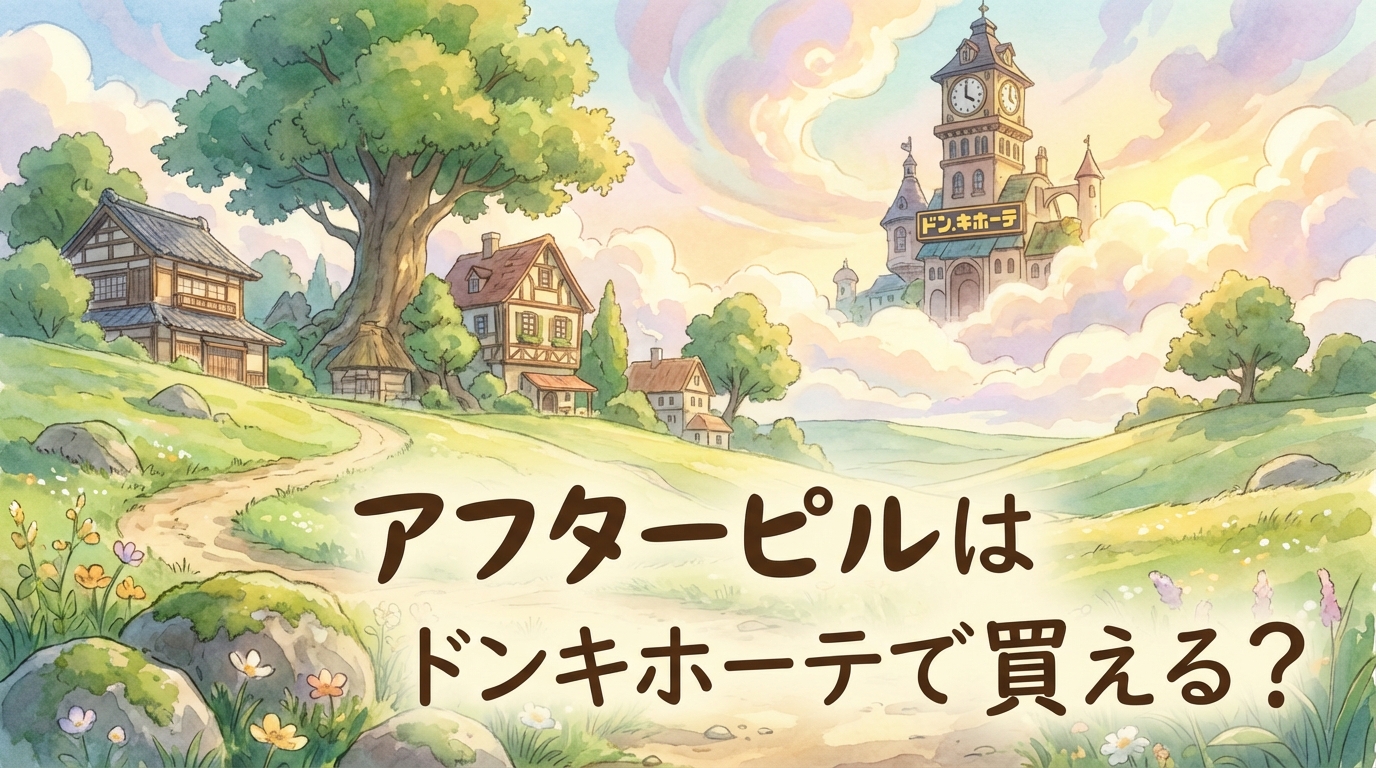 アフターピルはドンキホーテで買える？