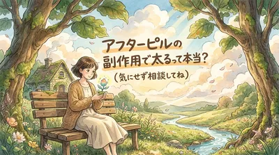 アフターピルの副作用で太るって本当？