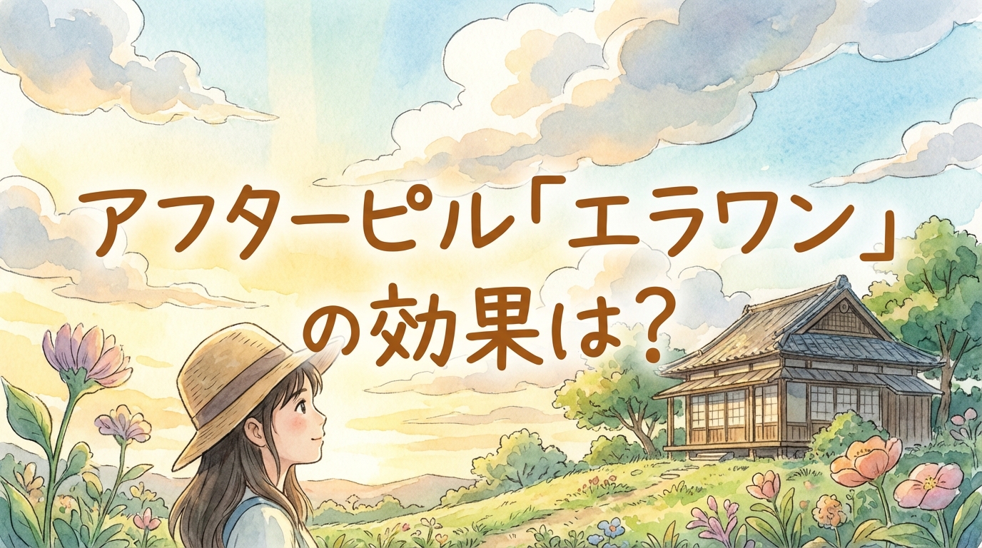 アフターピル「エラワン」の効果は?