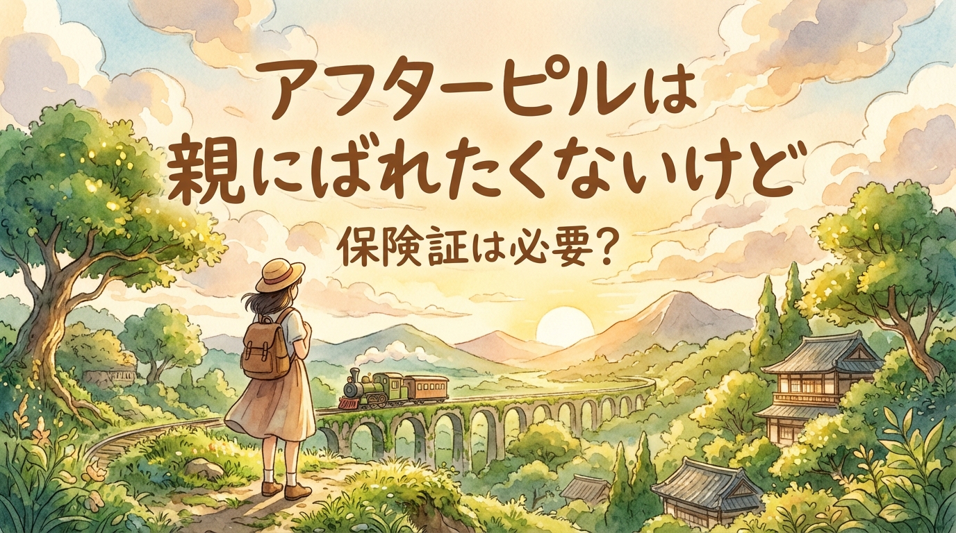 アフターピルは親にばれたくないけど保険証は必要?
