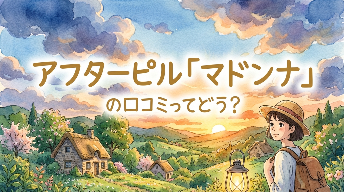 アフターピル「マドンナ」の口コミってどう?