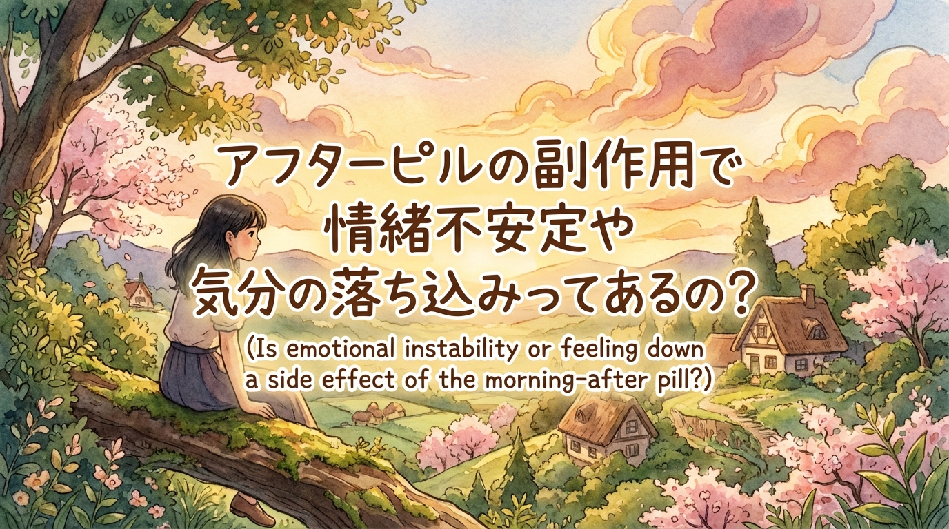 アフターピルの副作用で情緒不安定や気分の落ち込みってあるの？