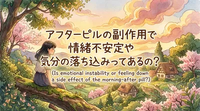 アフターピルの副作用で情緒不安定や気分の落ち込みってあるの？