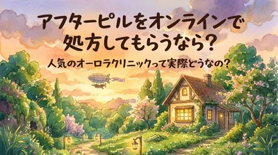アフターピルをオンラインで処方してもらうなら？人気のオーロラクリニックって実際どうなの？
