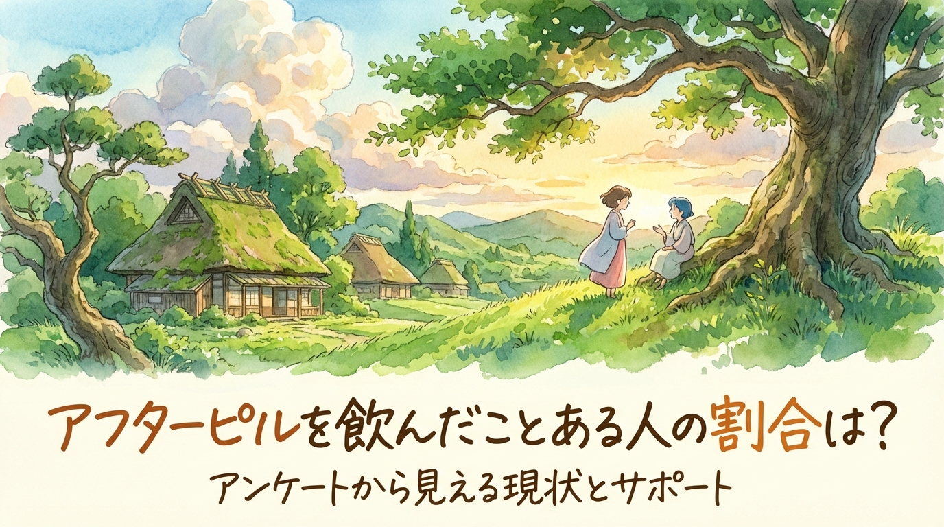 アフターピルを飲んだことある人の割合は？