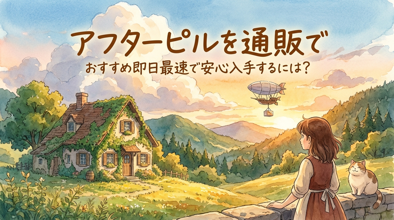 アフターピルを通販でおすすめ即日最速で安心入手するには？